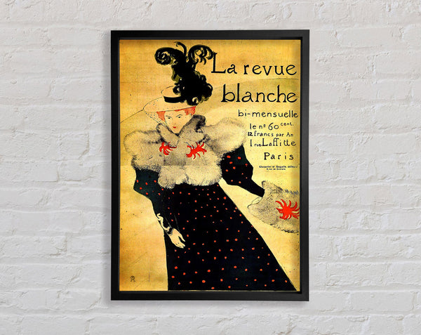 Toulouse Lautrec La Reveu Blanche Framed Print