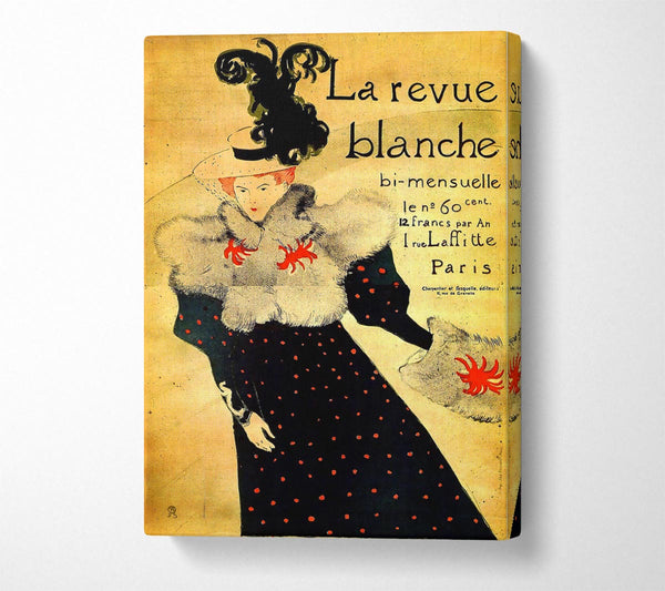  A Canvas Print of Toulouse Lautrec La Reveu Blanche Canvas Print