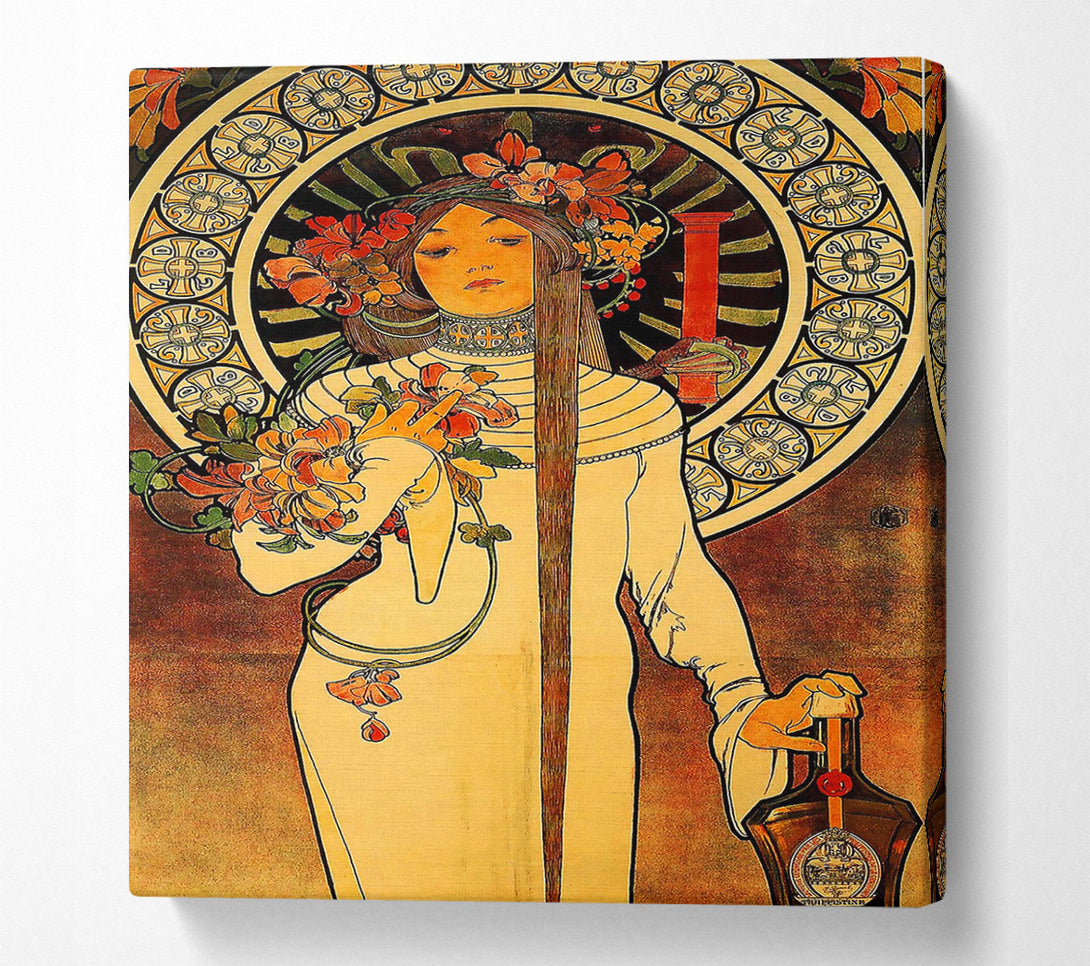  A Canvas Print of Alphonse Mucha La Trappistine Canvas Art