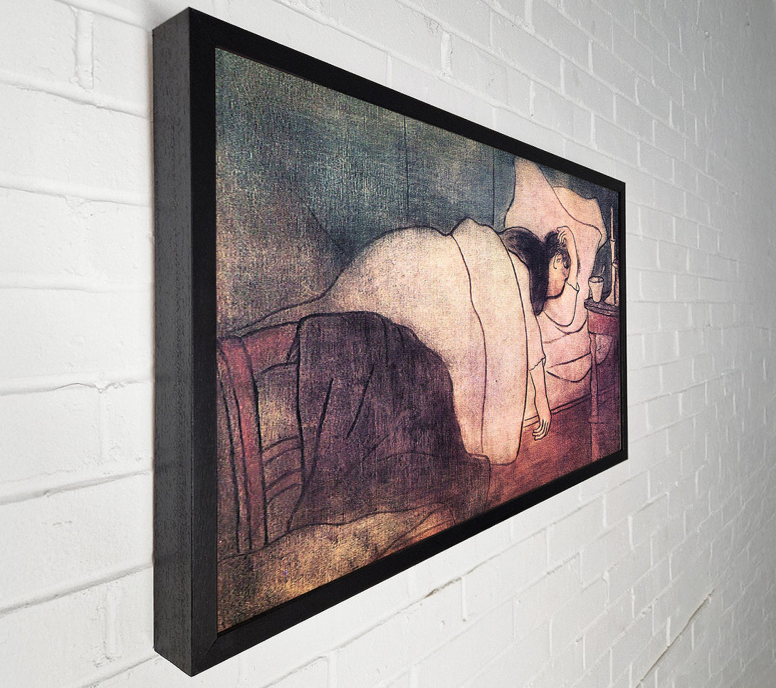  A Canvas Print of Joseph Rippl-Ronai Lady In Bed Canvas Print