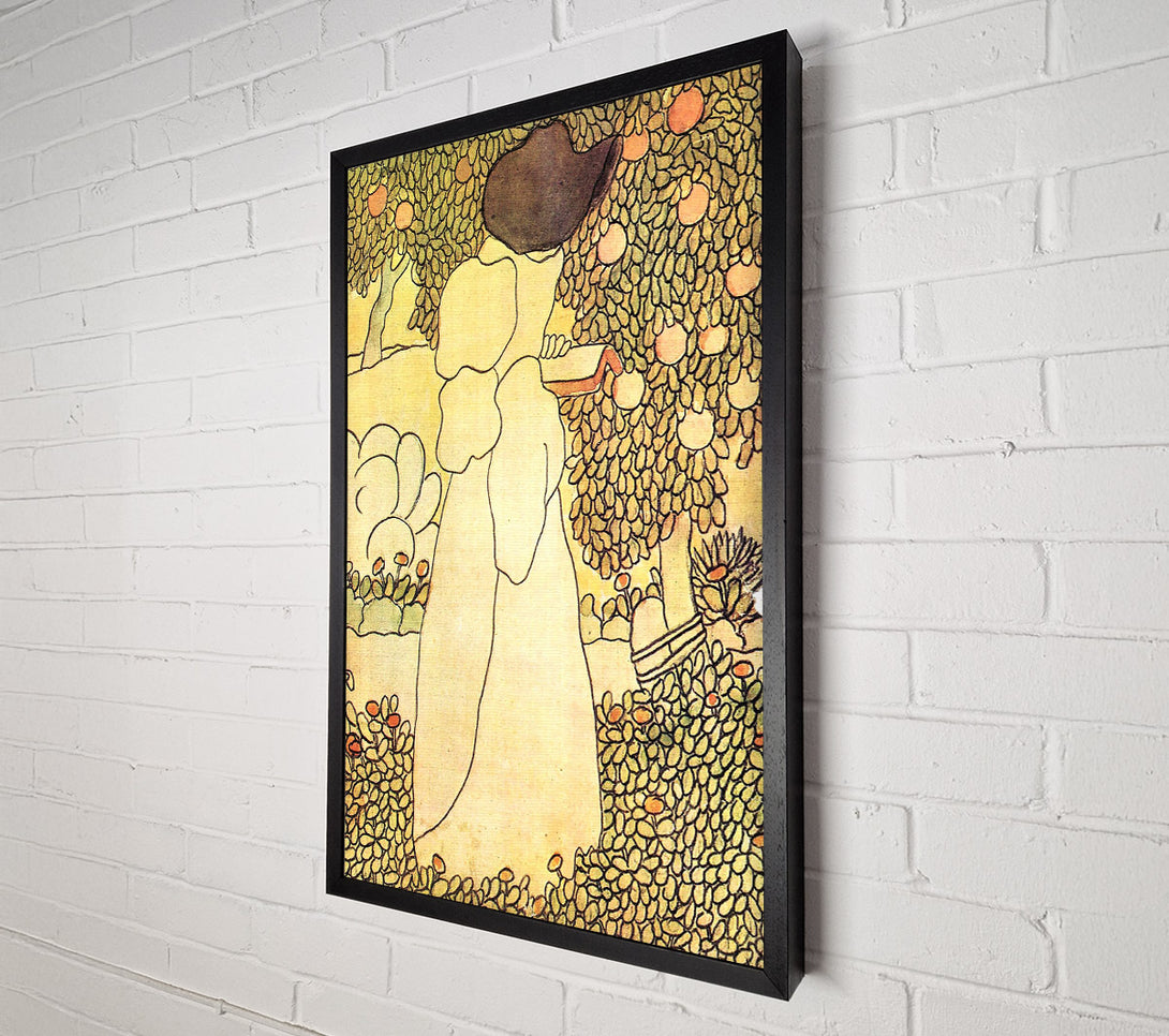  A Canvas Print of Joseph Rippl-Ronai Lady In Her Garden Canvas Art