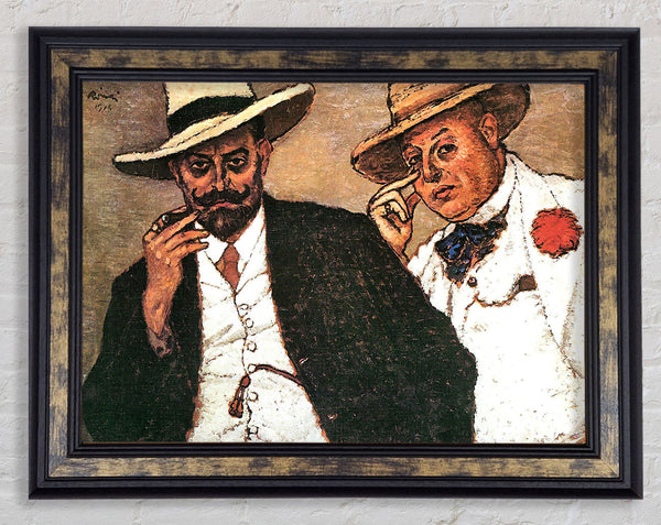 Joseph Rippl-Ronai Lajos Und Odon Framed Print