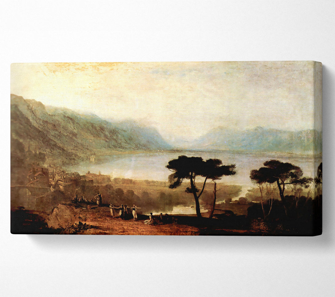 A Canvas Print of Joseph Mallord Turner Lake Geneva In Montreux Canvas Print