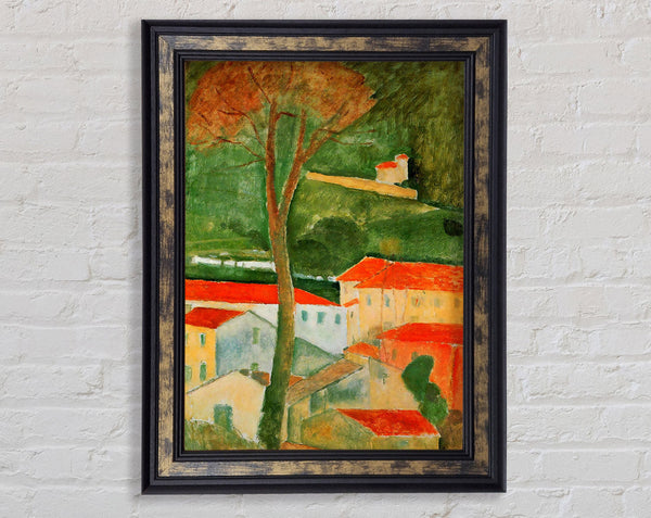 Modigliani Landscape 2 Framed Print