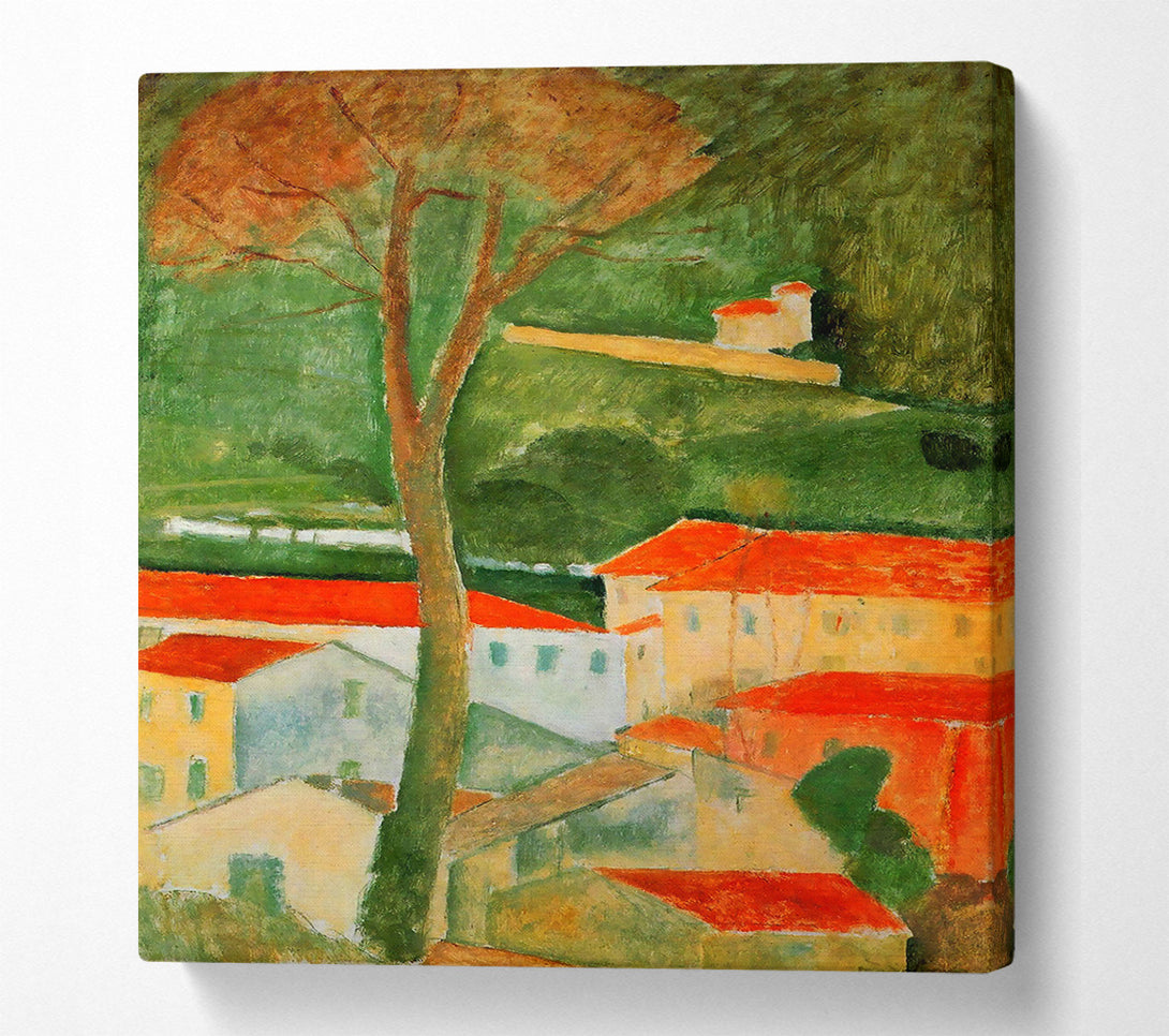  A Canvas Print of Modigliani Landscape 2 Canvas Art