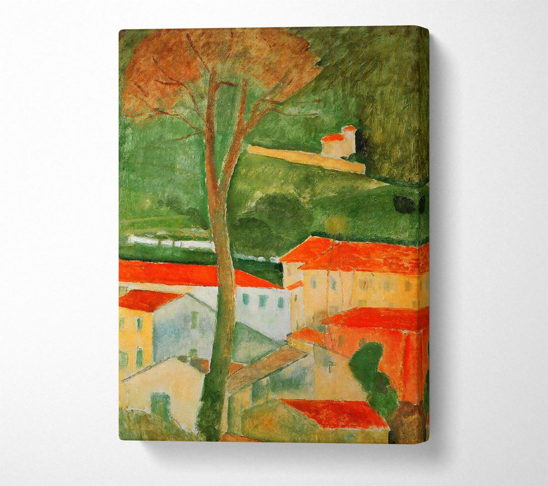  A Canvas Print of Modigliani Landscape 2 Canvas Art