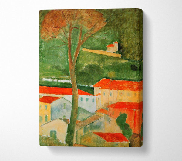  A Canvas Print of Modigliani Landscape 2 Canvas Art