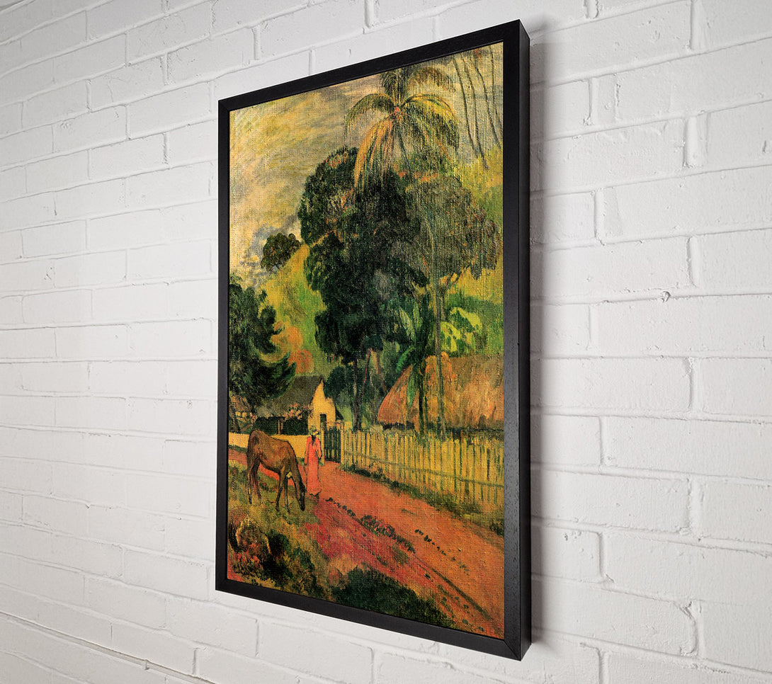  A Canvas Print of Gauguin Landscape Canvas Print