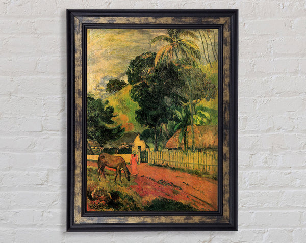 Gauguin Landscape Framed Print