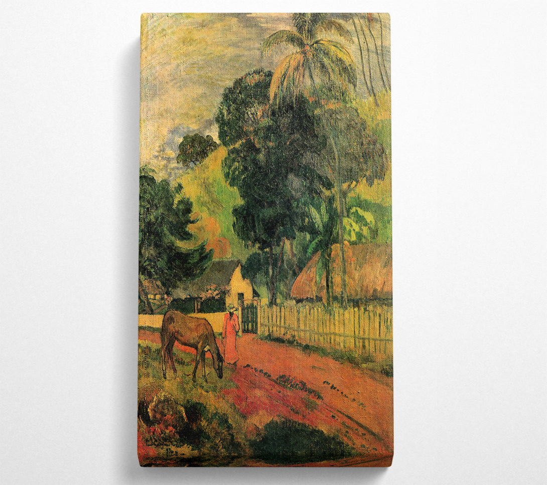  A Canvas Print of Gauguin Landscape Canvas Print