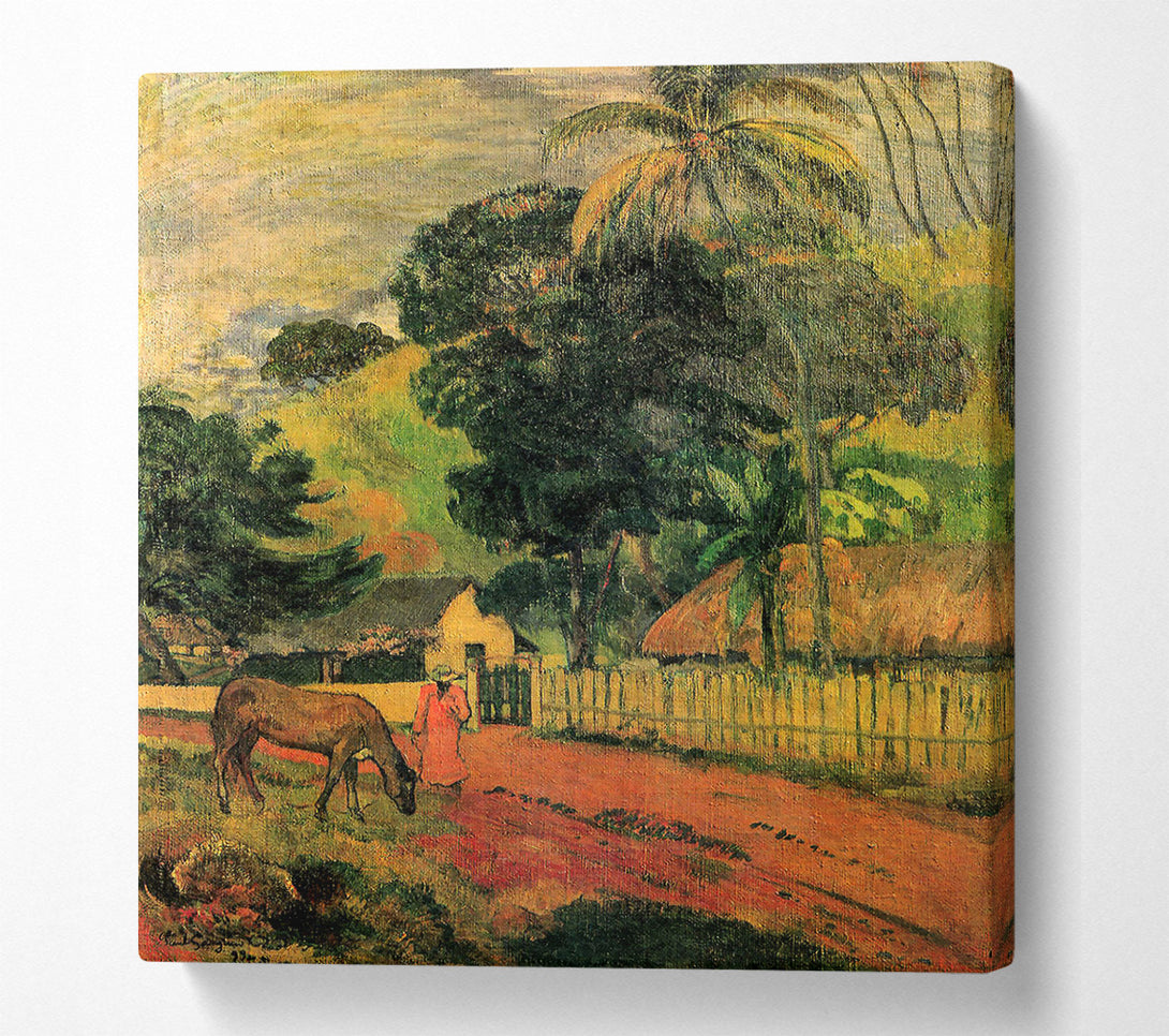  A Canvas Print of Gauguin Landscape Canvas Print