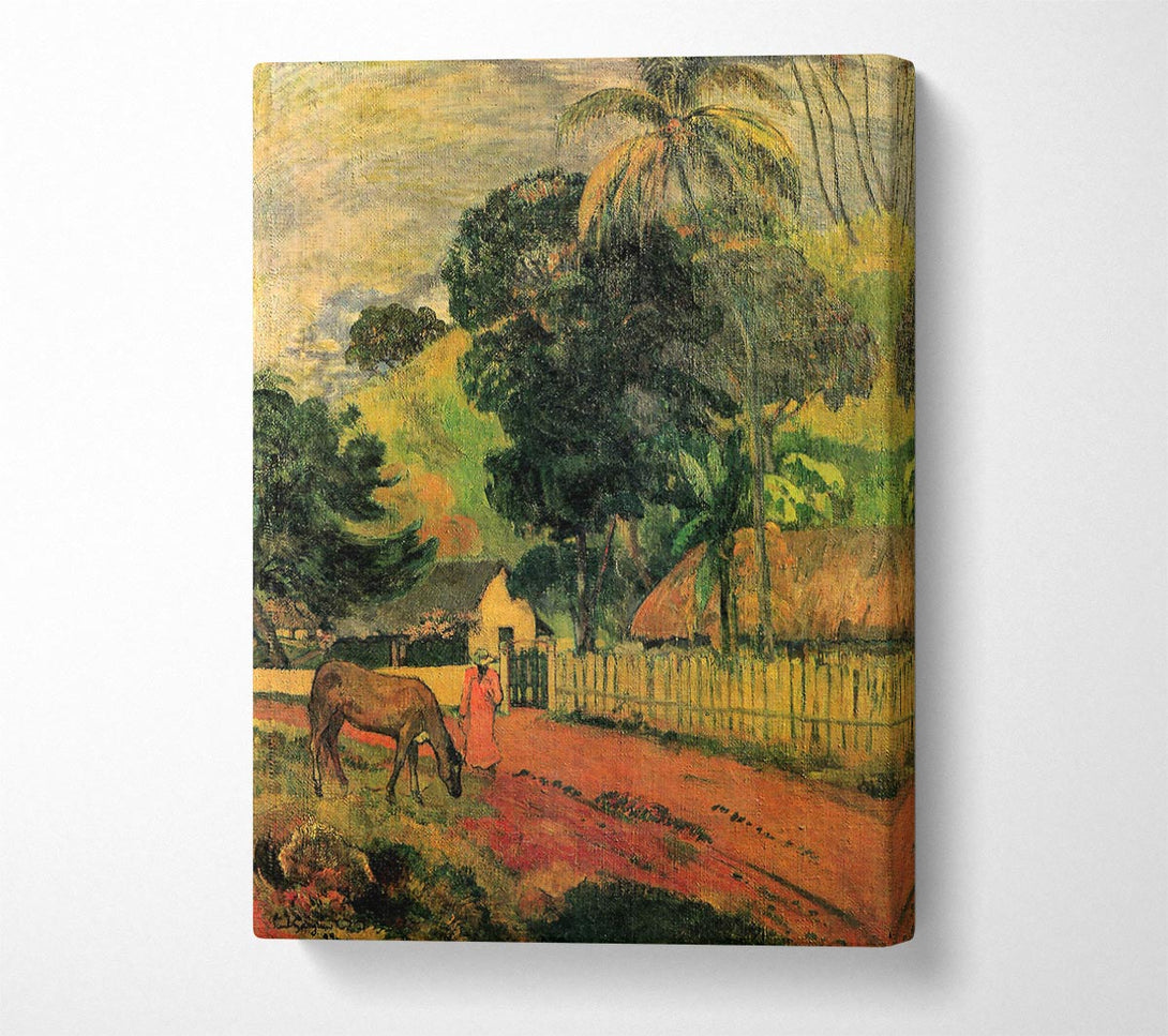  A Canvas Print of Gauguin Landscape Canvas Print