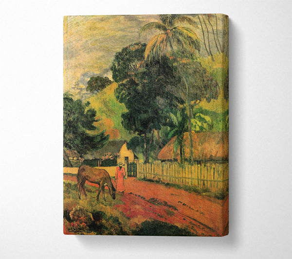  A Canvas Print of Gauguin Landscape Canvas Print