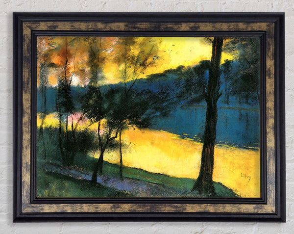 Lesser Ury Landscape Framed Print