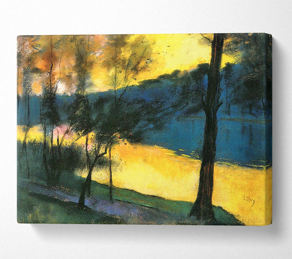  A Canvas Print of Lesser Ury Landscape Canvas Print