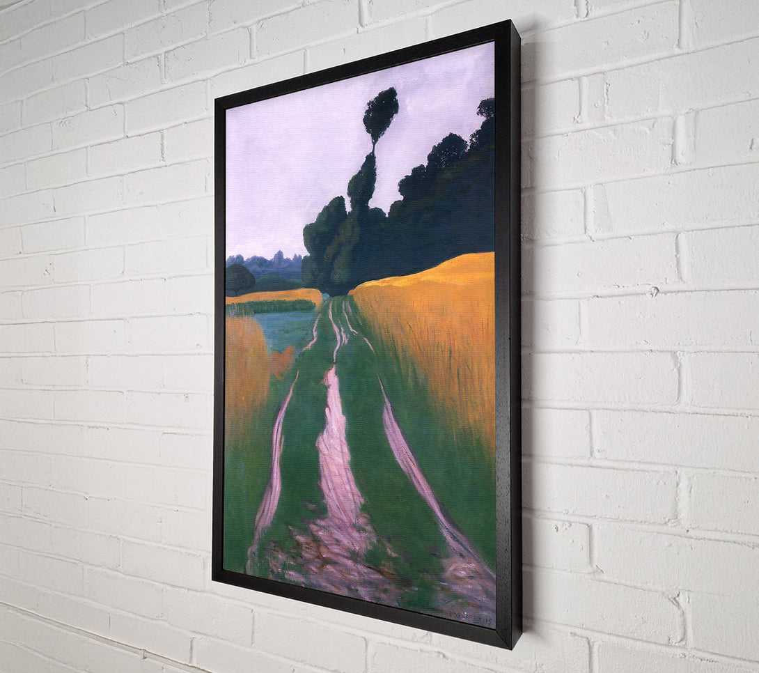  A Canvas Print of Felix Vallotton Landscape In Regen Canvas Print