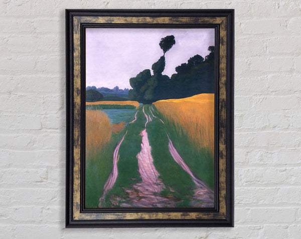 Felix Vallotton Landscape In Regen Framed Print