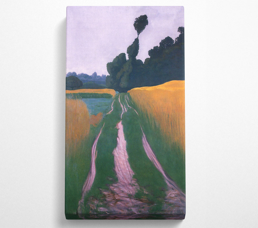  A Canvas Print of Felix Vallotton Landscape In Regen Canvas Print