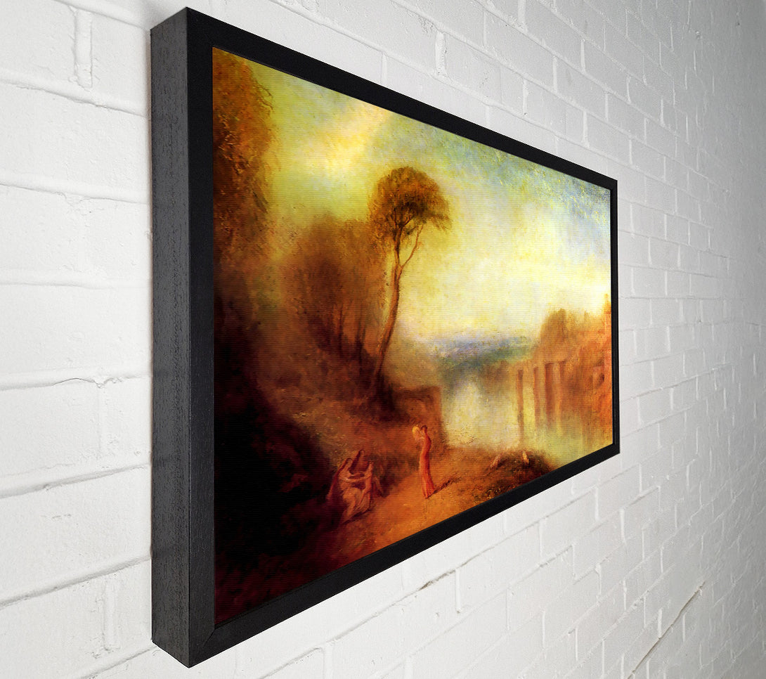  A Canvas Print of Joseph Mallord Turner Landscape With A Woman With A Tambourine Canvas Wall Art