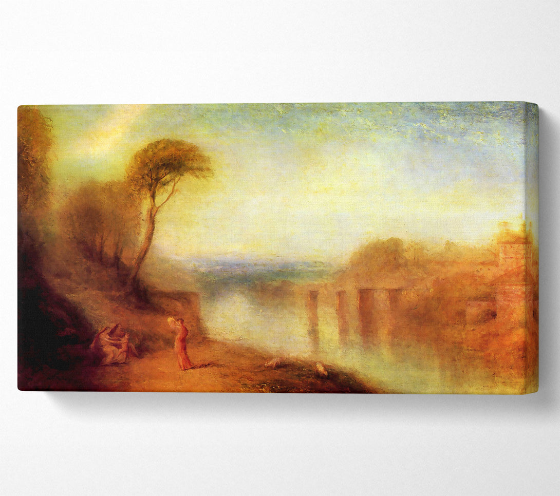 A Canvas Print of Joseph Mallord Turner Landscape With A Woman With A Tambourine Canvas Wall Art
