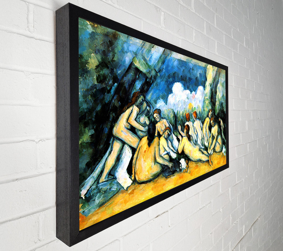  A Canvas Print of Cezanne Large Bathers Canvas Wall Art