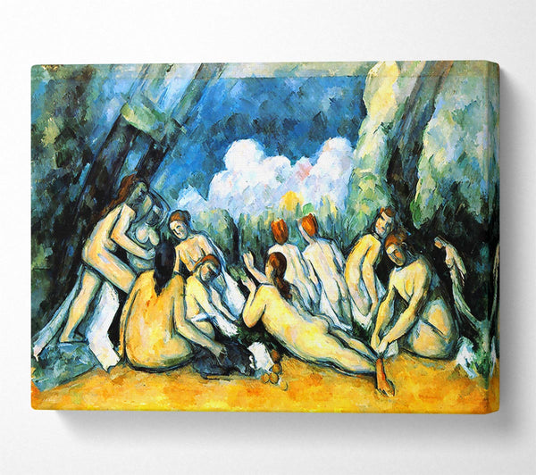  A Canvas Print of Cezanne Large Bathers Canvas Wall Art