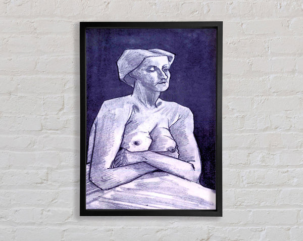 Van Gogh Large Woman Framed Print