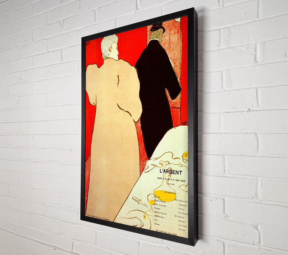  A Canvas Print of Toulouse Lautrec Largent Canvas Art