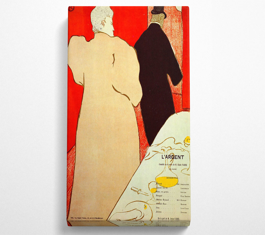  A Canvas Print of Toulouse Lautrec Largent Canvas Art