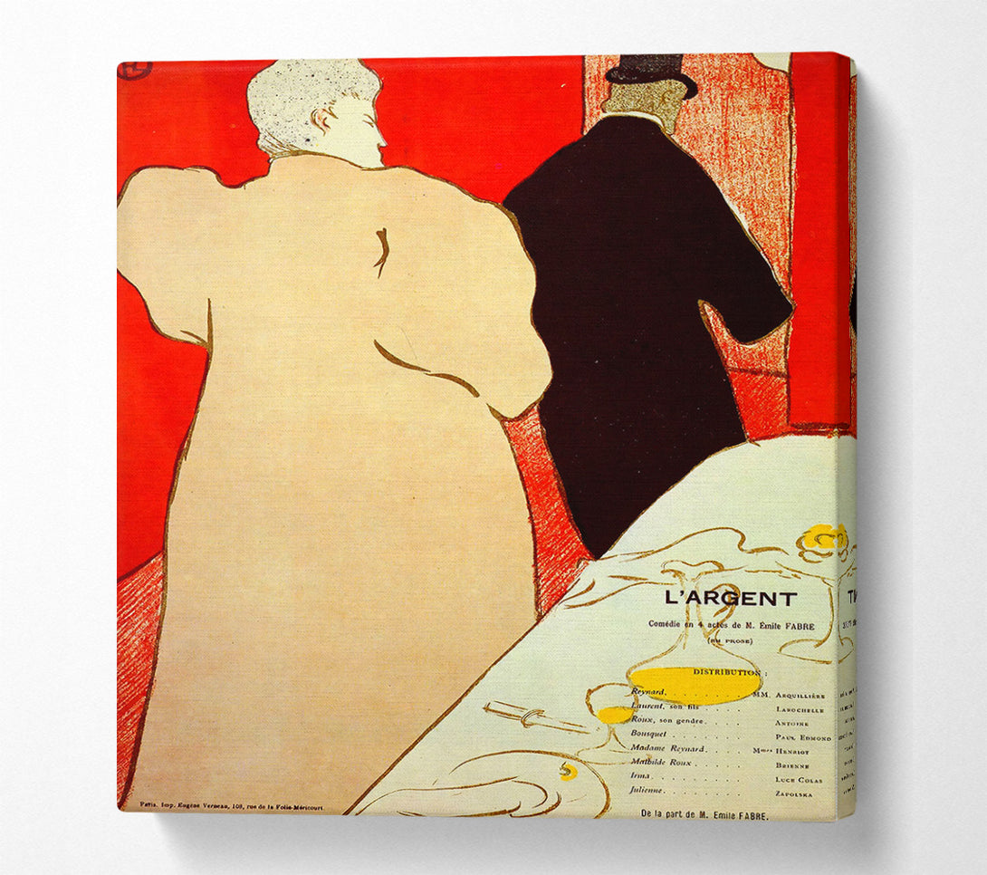  A Canvas Print of Toulouse Lautrec Largent Canvas Art