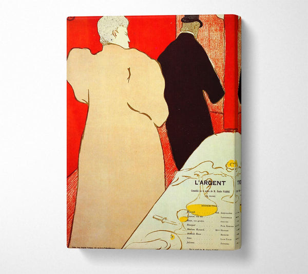  A Canvas Print of Toulouse Lautrec Largent Canvas Art