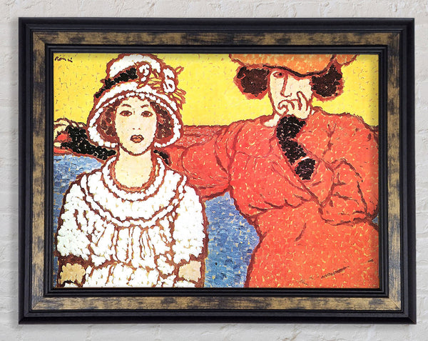 Joseph Rippl-Ronai Lazarine And Anella Framed Print