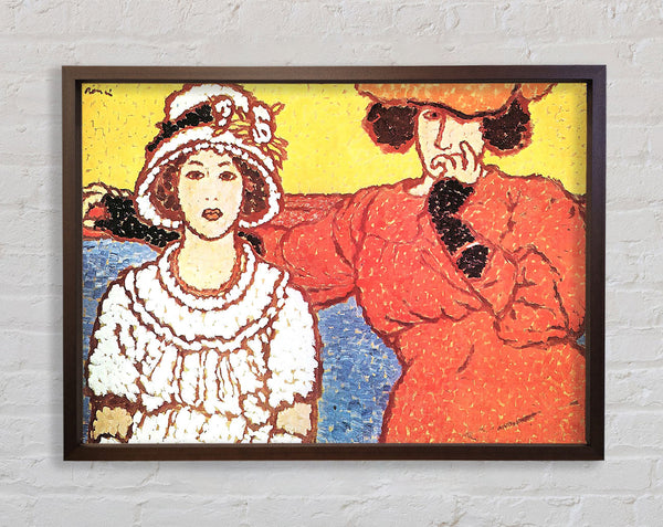 Joseph Rippl-Ronai Lazarine And Anella Framed Print