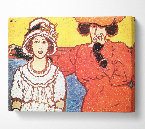  A Canvas Print of Joseph Rippl-Ronai Lazarine And Anella Canvas Wall Art