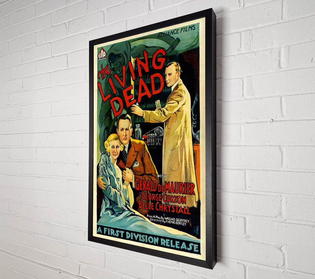  A Canvas Print of Living Dead 1934 Poster 1 Canvas Wall Art