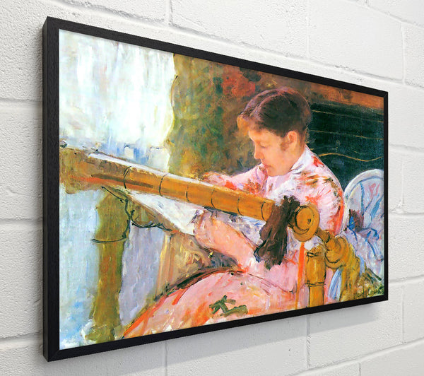 Mary Cassatt Lydia At The Cord Framework