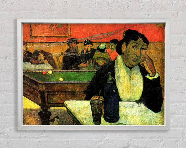 Gauguin Madame Ginoux In Cafe Framed Print
