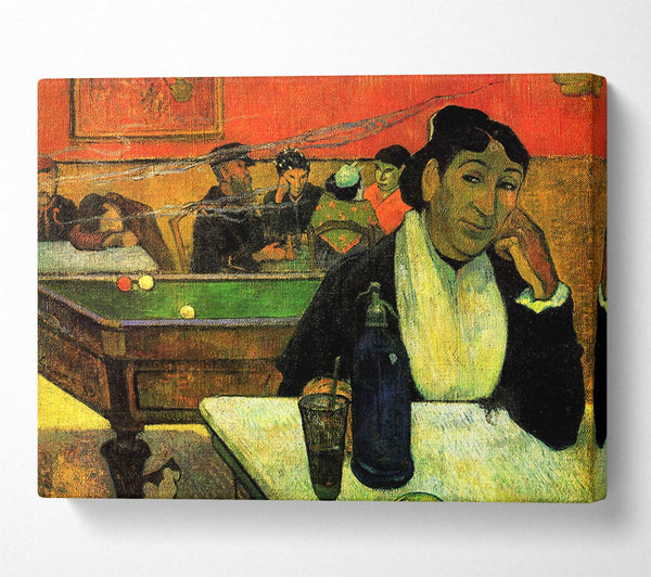  A Canvas Print of Gauguin Madame Ginoux In Cafe Canvas Wall Art
