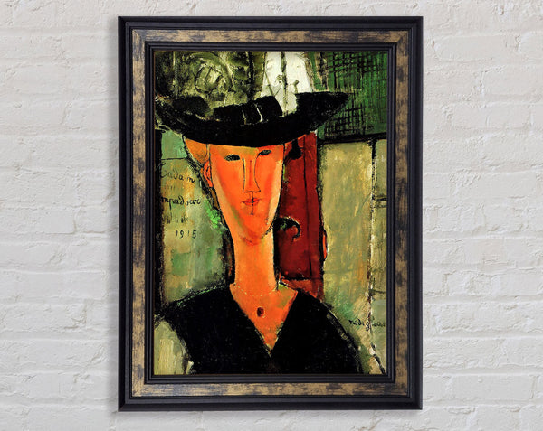 Modigliani Madame Pompadour Framed Print