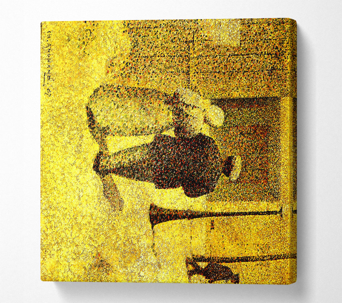  A Canvas Print of Agrande Man And Woman On The Street Canvas Print