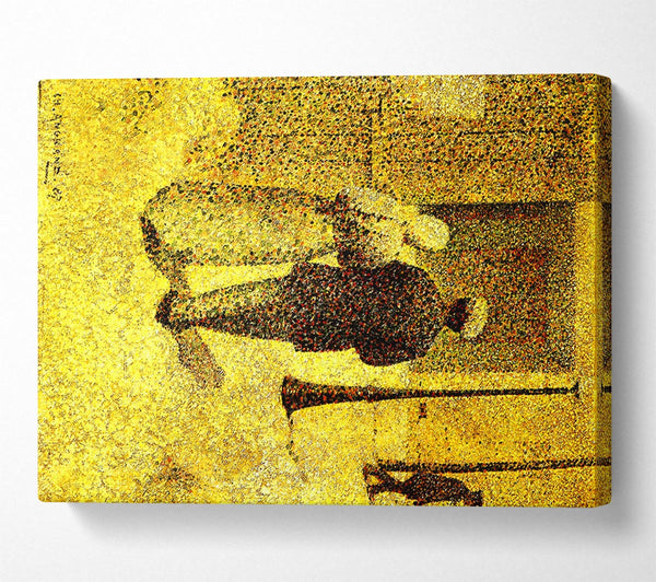  A Canvas Print of Agrande Man And Woman On The Street Canvas Print