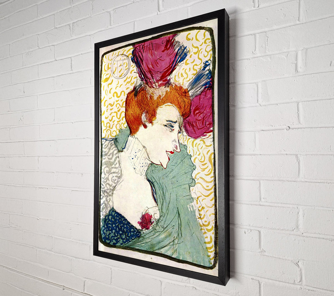  A Canvas Print of Toulouse Lautrec Marcellle Lender Canvas Art