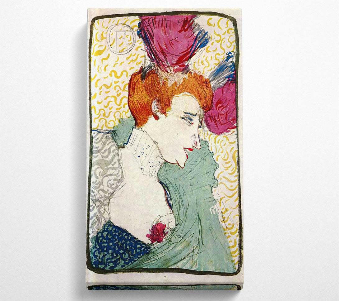  A Canvas Print of Toulouse Lautrec Marcellle Lender Canvas Art