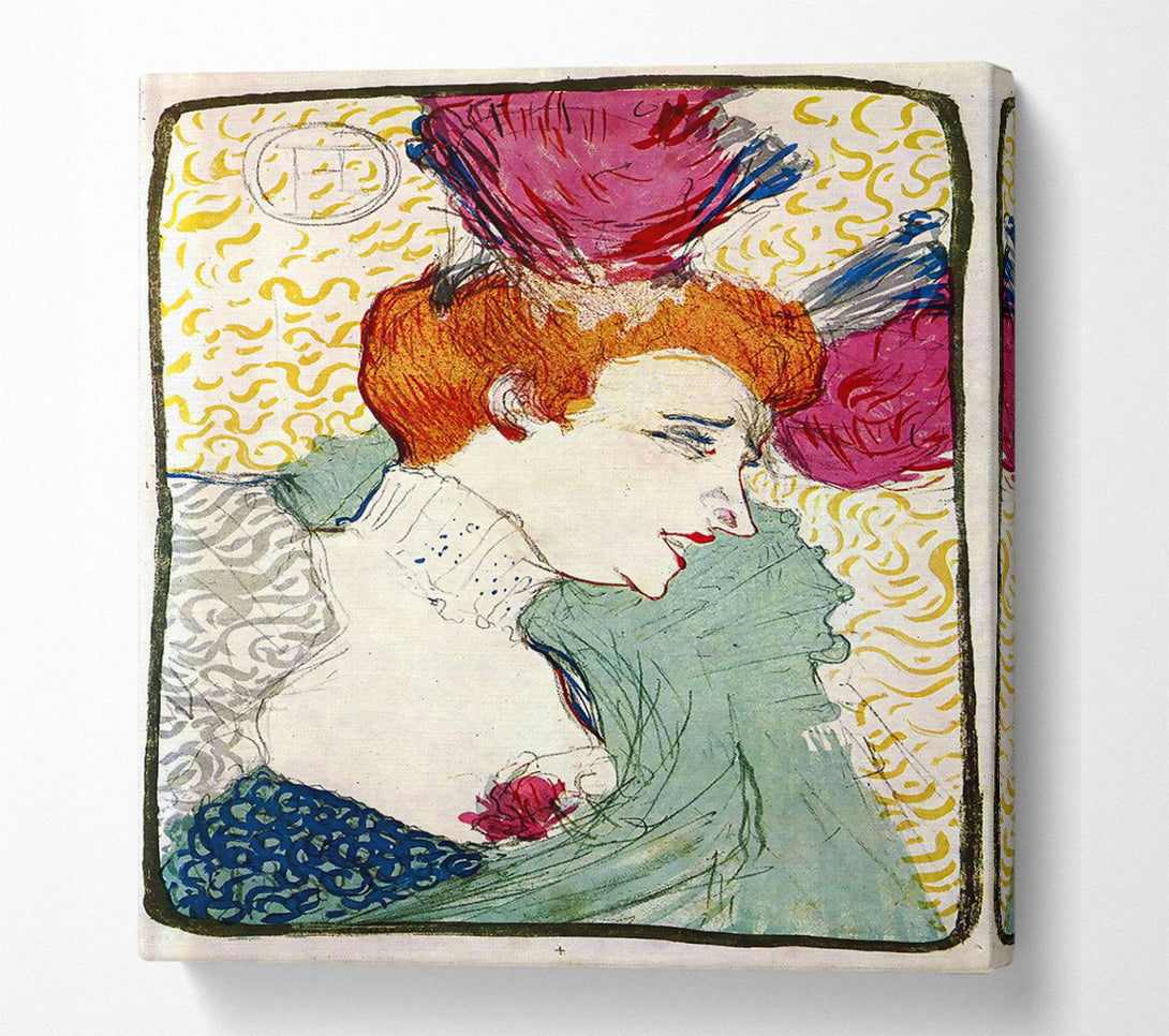  A Canvas Print of Toulouse Lautrec Marcellle Lender Canvas Art