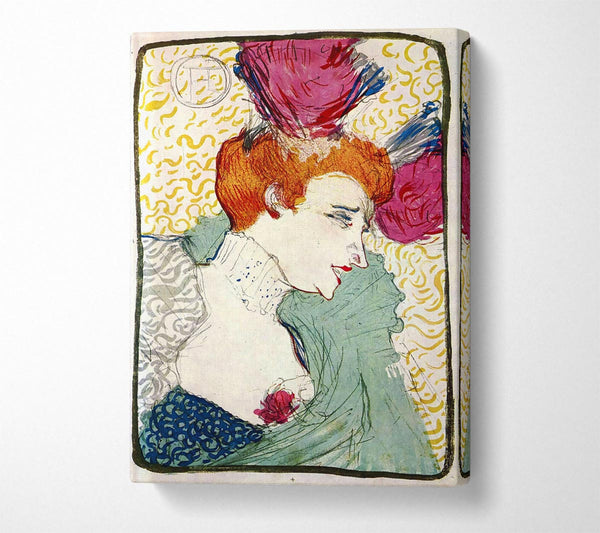  A Canvas Print of Toulouse Lautrec Marcellle Lender Canvas Art