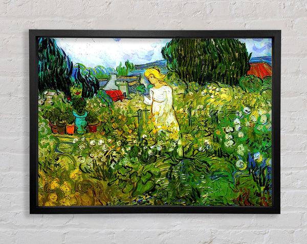Van Gogh Marguerite Gachet In The Garden Framed Print