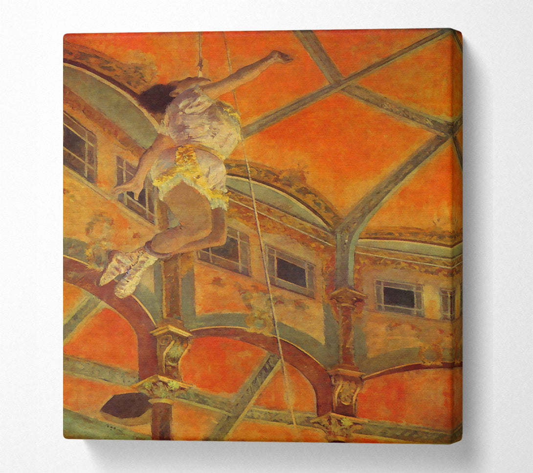  A Canvas Print of Degas Miss Lala In Circus Fernando Canvas Wall Art