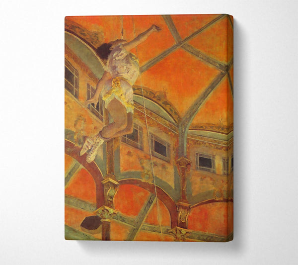  A Canvas Print of Degas Miss Lala In Circus Fernando Canvas Wall Art