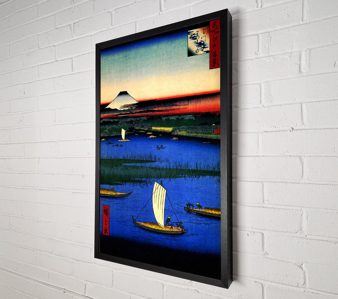  A Canvas Print of Hiroshige Mitsumata Canvas Print