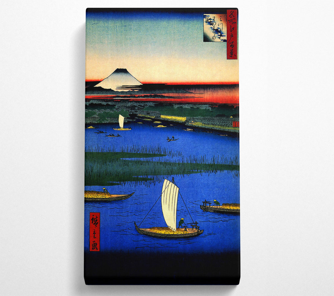  A Canvas Print of Hiroshige Mitsumata Canvas Print